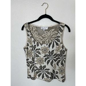 St. John 2-Piece Evening Wear Floral Set